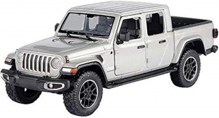1:24 Jeep Gladiator Overland 2021 hardtop stříbrný (1:27) - MotorMax