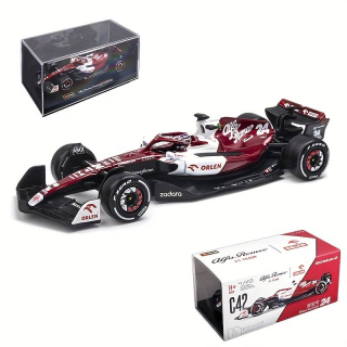 1:43 Alfa Romeo C42, #24 Zhou, Team orlen - Bburago