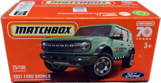 1:64 2021 Ford Bronco, 25/100 - 2023 Matchbox Power Grabs