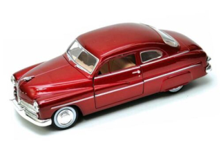 1:24 Mercury Coupe 1949, červená metalíza - MotorMax