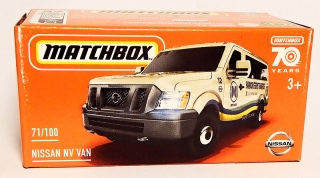 1:64 Nissan NV Van, 71/100 - 2023 Matchbox Power Grabs