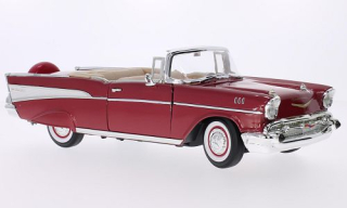 1:18 Chevrolet Bel Air Convertible, červený - Lucky Toys (YatMing)