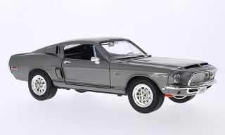 1:18 Ford Mustang Shelby GT-500KR, stříbrný - Lucky Toys (YatMing)
