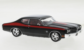 1:43 Chevrolet Chevelle SS, černá/červená, 1970 - ixo