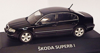 1:43 Škoda Superb I, černá - DeAgostini