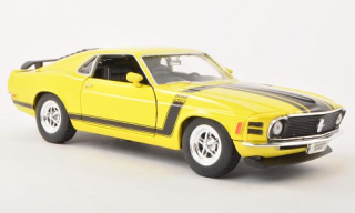 1:24 Ford Mustang Boss 302, žlutý - Welly