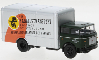 1:87 LIAZ 706 Koffer, VEB Handelstransport Rostock, 1970 - Brekina