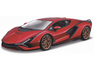 1:24 Lamborghini SIAN FKP 37, červená metalíza – Bburago