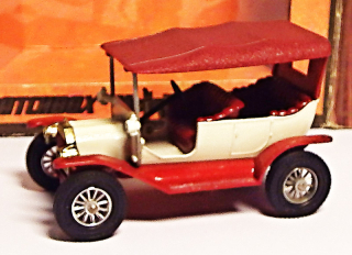 Y-1 Ford model T, bíločervený - Matchbox