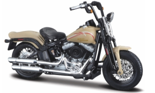 1:18 Harley Davidson FLSTSB Cross Bones, matt-beige, 2008 - Maisto