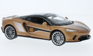 1:24 McLaren GT, tmavěbéžová metalíza, 60th Anniversary Edition - Welly