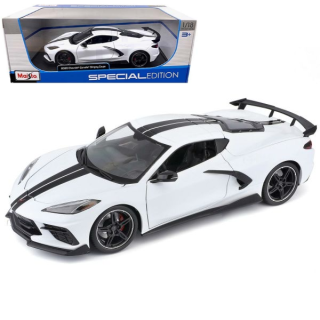 1:18 Chevrolet Corvette Stingray 2020, bílý - Maisto