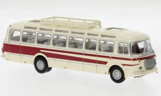 1:87 Škoda 706 RTO Lux, béžovotmavěčervený - Brekina
