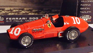 1:43 Ferrari 500 F2 #10 Monza, bazar, velmi pěkný - Brumm