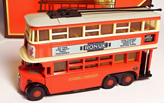 Y-10 1931 Trolleybus Diddler, vánoční limit - Matchbox