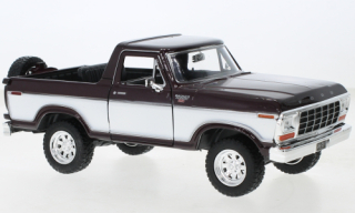 1:24 Ford Bronco Ranger XLT, hnědobílý, 1978 - MotorMax