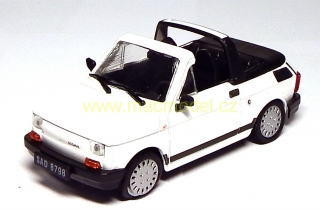 1:43 Fiat 126p cabrio bílý - Atlas