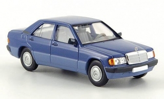 1:87 Mercedes-Benz 190 E W201 1988 modrý - Brekina