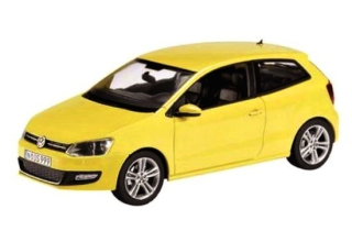 1:43 VW Polo GTI Mk.5 žlutý - bburago