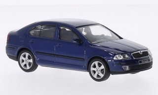 1:43 Skoda Octavia II. Deep sea blue, náhradní balení, bazar - Abrex