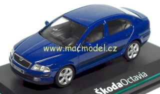 1:43 Skoda Octavia II. modrá dynamic uni - Abrex