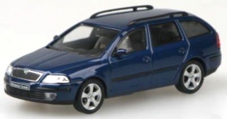 1:43 Skoda Octavia Combi II.deep sea blue metallic - Abrex