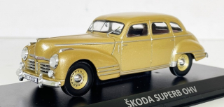 1:43 Škoda Superb OHV 1948 zlatý - DeAgostini