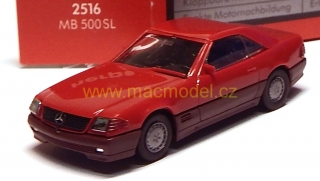 1:87 Mercedes-Benz 500 Sl červený hardtop - Herpa