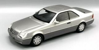 1:18 Mercedes-Benz 600 SEC (C140) 1992 stříbrný - KK Scale