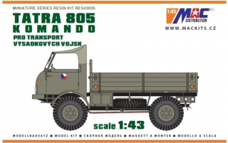 1:43 Tatra 805 para, resinová stavebnice - na skladě - MACmodel
