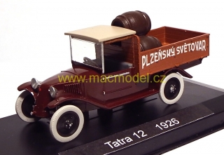 1:43 Tatra 12 valník 1926 Plzeňský světovar - stavba na objednávku - MACmodel