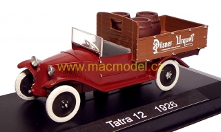 1:43 Tatra 12 valník 1926 – pivovar Plzeň – stavba na objednávku - MACmodel