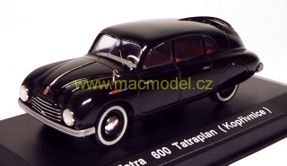 1:43 Tatra 600 Tatraplan (Kopřivnice ) - černý - stavba na objednávku - MACmodel