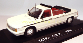 1:43 Tatra 613 K 1984 bílý otevřený, limitovaná edice, stavba na objednávku - MACmodel