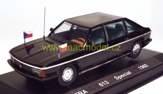1:43 Tatra 613 Special 1982 vládní, modrý interier, limitovaná edice - stavba na objednávku - MACmodel