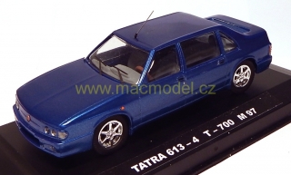 1:43 Tatra 613-4 T 700 M95 modrý, šedý interier - stavba na objednávku - MACmodel
