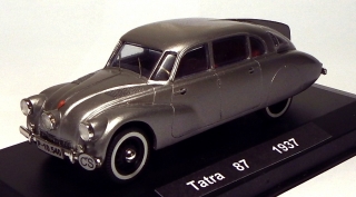 1:43 Tatra 87 1937 stříbrný - stavba na objednávku - MACmodel