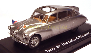 1:43 Tatra 87 Hanzelka & Zikmund - otevřená střecha - limitovaná edice, ruční práce - stavba na objednávku - MACmodel