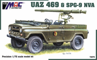 1:72 UAZ 469 + SPG 9 NVA - MAC.distribution