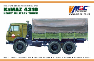 1:87 Kamaz 4310 valník s plachtou (detaily na www.mackits.cz) - MAC.distribution