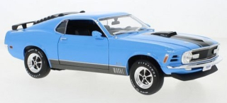 1:18 Ford 1970 Mustang Mach 1 modrý - Maisto