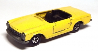 1:59 Mercedes-Benz 230 SL Superfast žlutý poškozený, bez krabičky - Matchbox