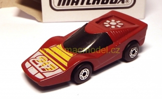 1:59 Super GT červený # 217, bílá krabička - Matchbox