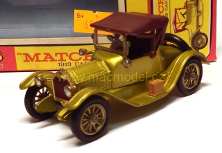 Y-6 Cadillac 1913 zlatý - hnědá střecha - Matchbox