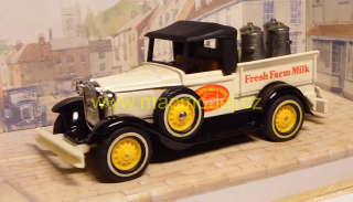 Y-35 Ford A 1930 pick up Fresh Farm Milk - Matchbox
