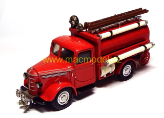 YFE-4 Bedford K.D. 1939  fire tanker, chybí plastová vložka krabičky - Matchbox