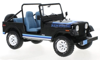 1:18 Jeep CJ-7 Renegade 1980 černý - MCG