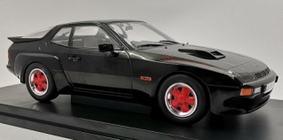 1:18 Porsche 924 Carrera GT černý červená kola - MCG