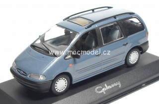 1:43 Ford Galaxy 1995 šedomodrý - dealerská edice - Minichamps