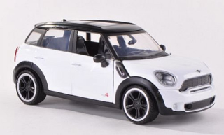 1:24 Mini New Cooper S Countryman bílo-černý - Motormax